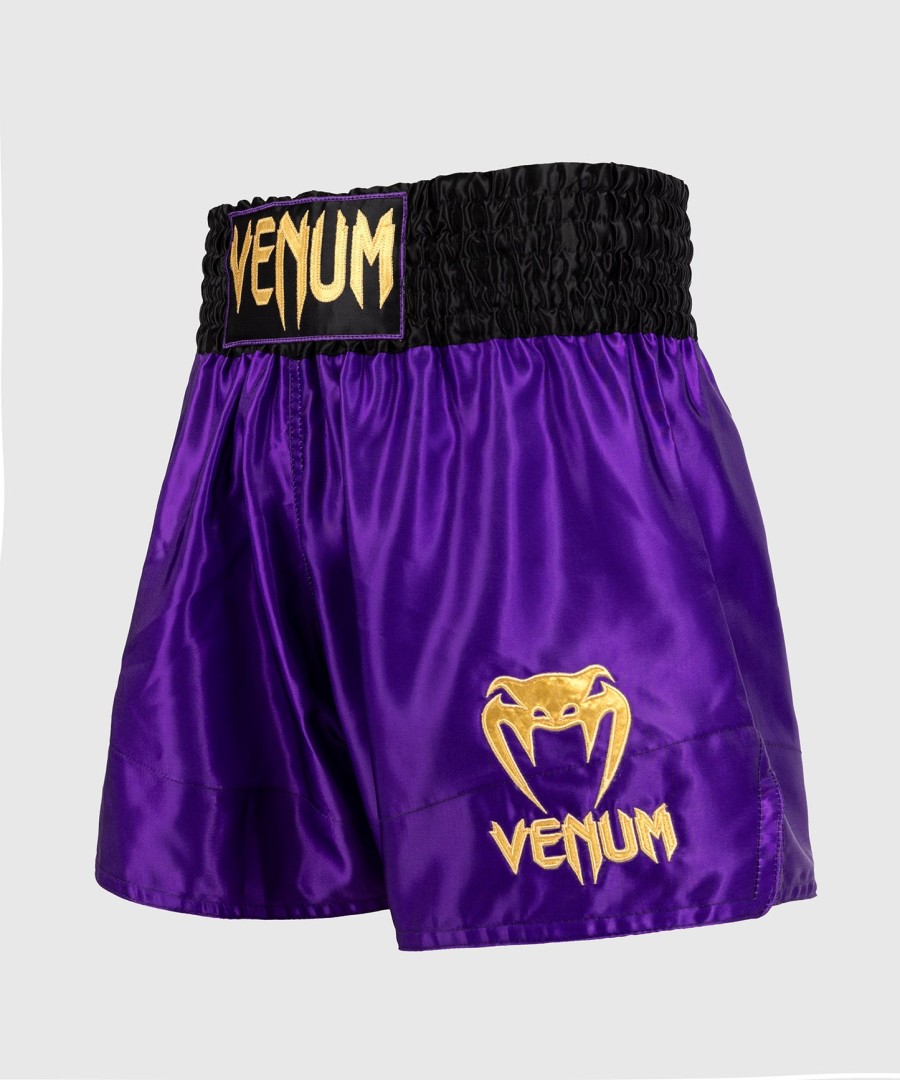 venum classic muay thai shorts - dark purple