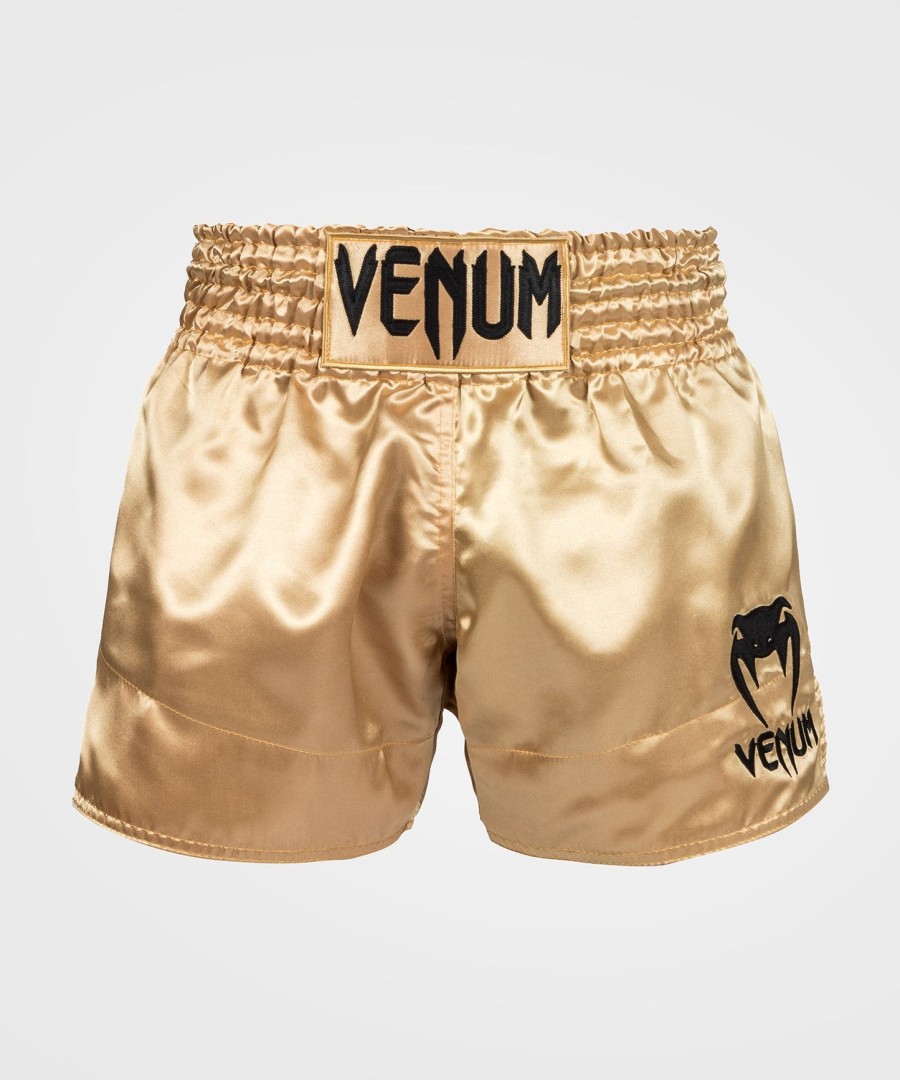 venum classic muay thai shorts - goldblack