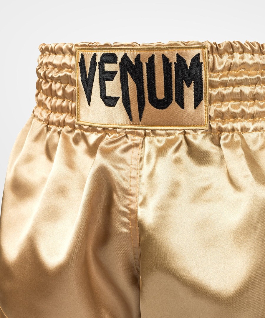 venum classic muay thai shorts - goldblack
