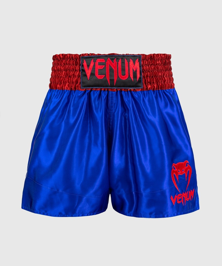 venum classic muay thai shorts - navy bluered