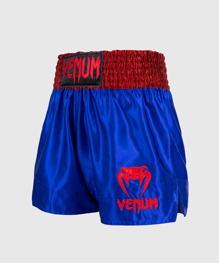 venum classic muay thai shorts - navy bluered