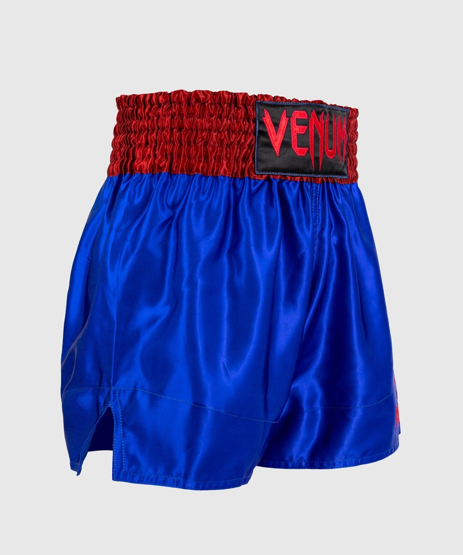 venum classic muay thai shorts - navy bluered