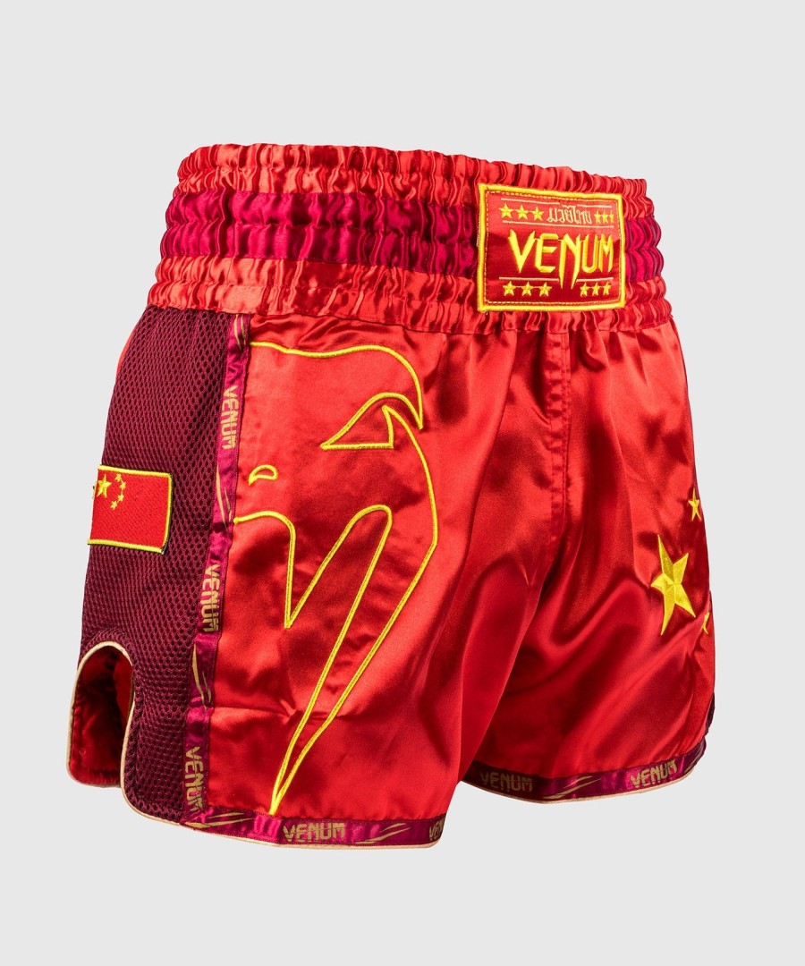 venum mt flags muay thai shorts - chinese flag