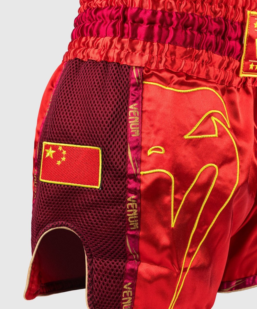 venum mt flags muay thai shorts - chinese flag