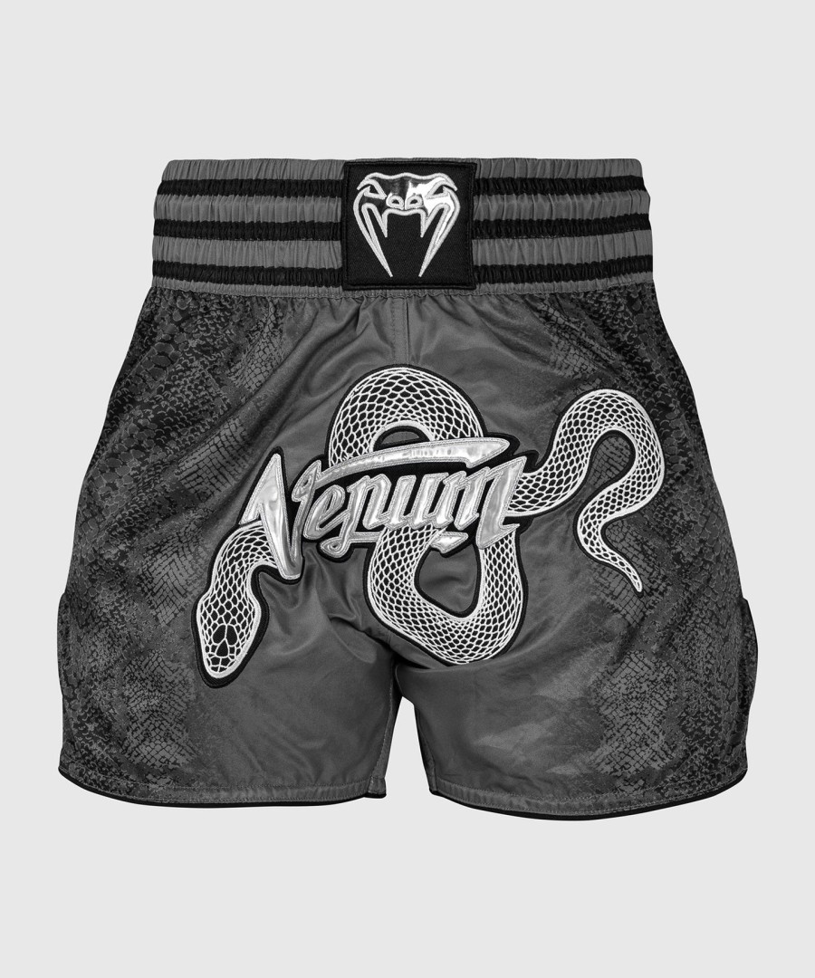 venum amazonia women muay thai shorts - dark grey