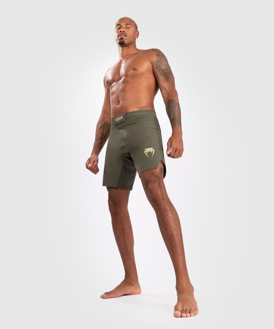 venum contender men fight shorts - khaki