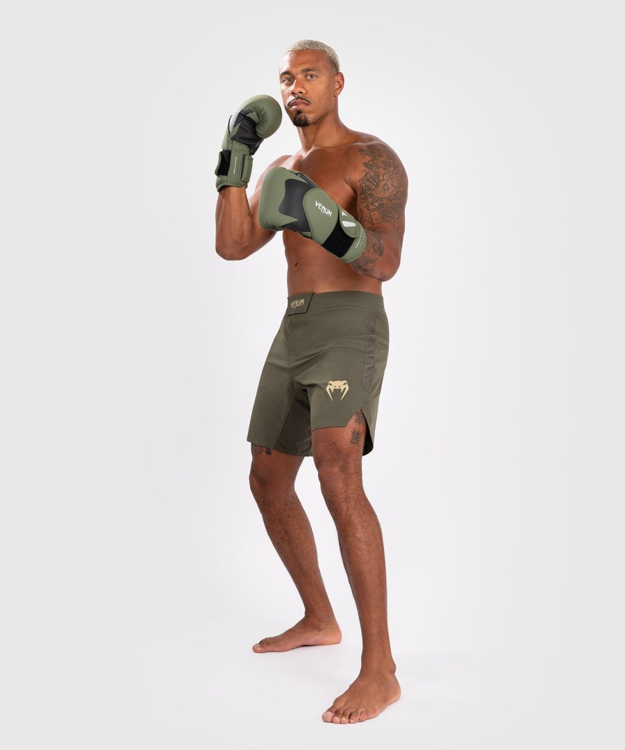 venum contender men fight shorts - khaki
