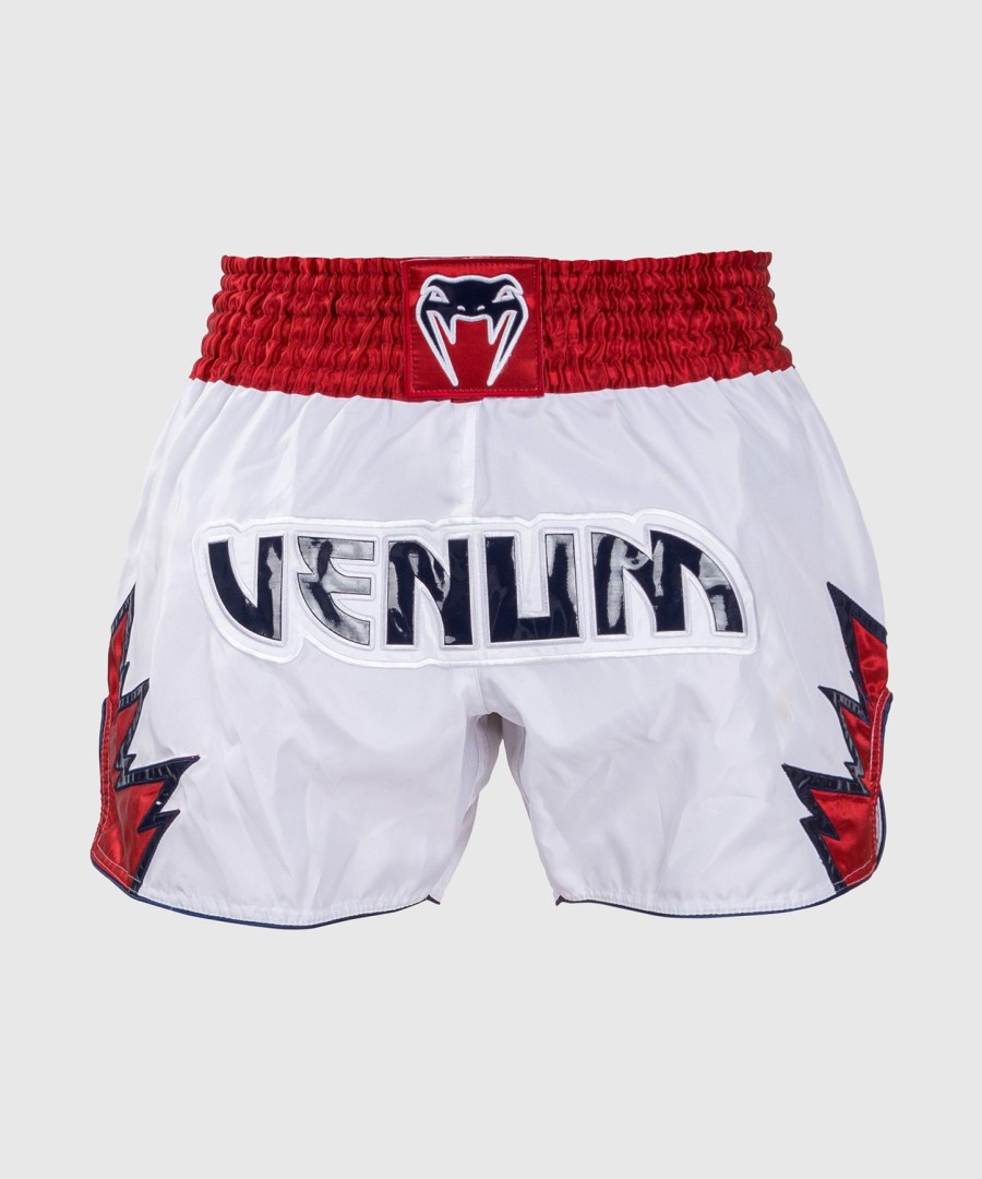 venum inferno muay thai shorts - whitered