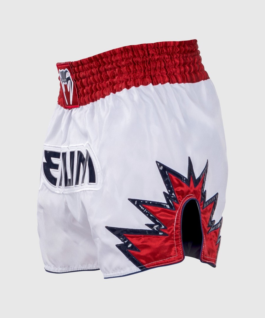 venum inferno muay thai shorts - whitered
