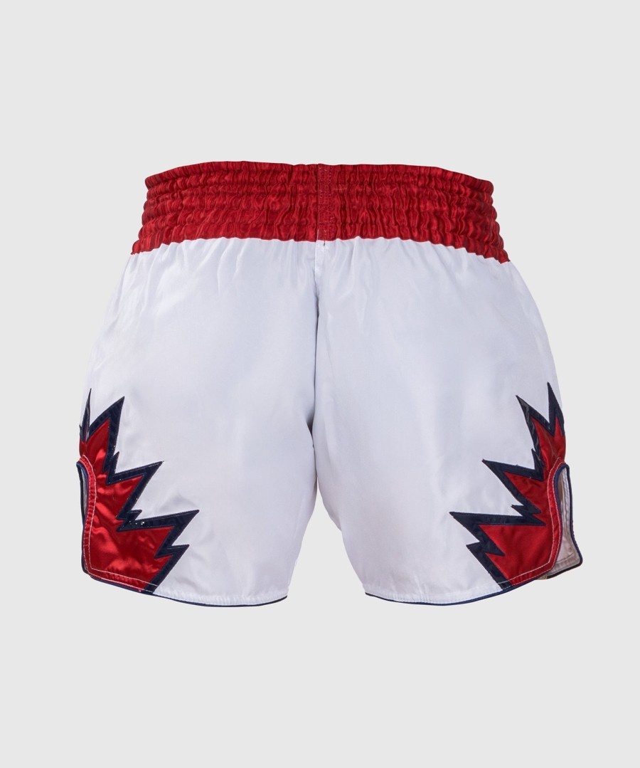 venum inferno muay thai shorts - whitered