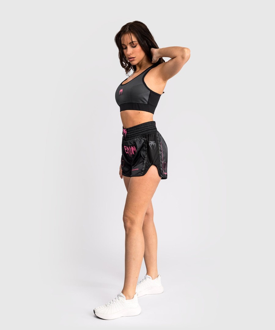 venum tactical xt muay thai shorts - blackstorm grey