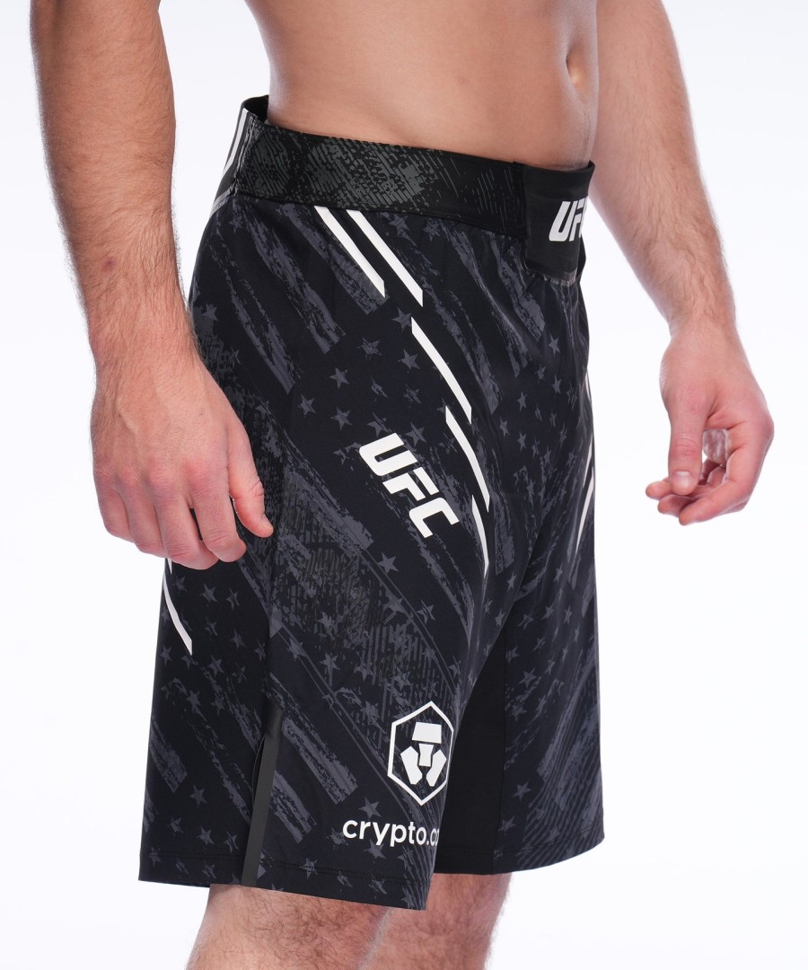men ufc unrivaled by venum black justin gaethje fight short
