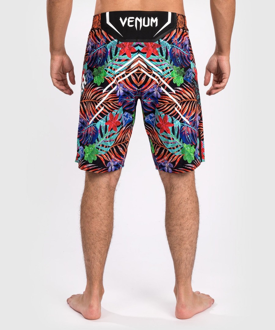 men ufc unrivaled by venum blue dustin poirier long fit fight short