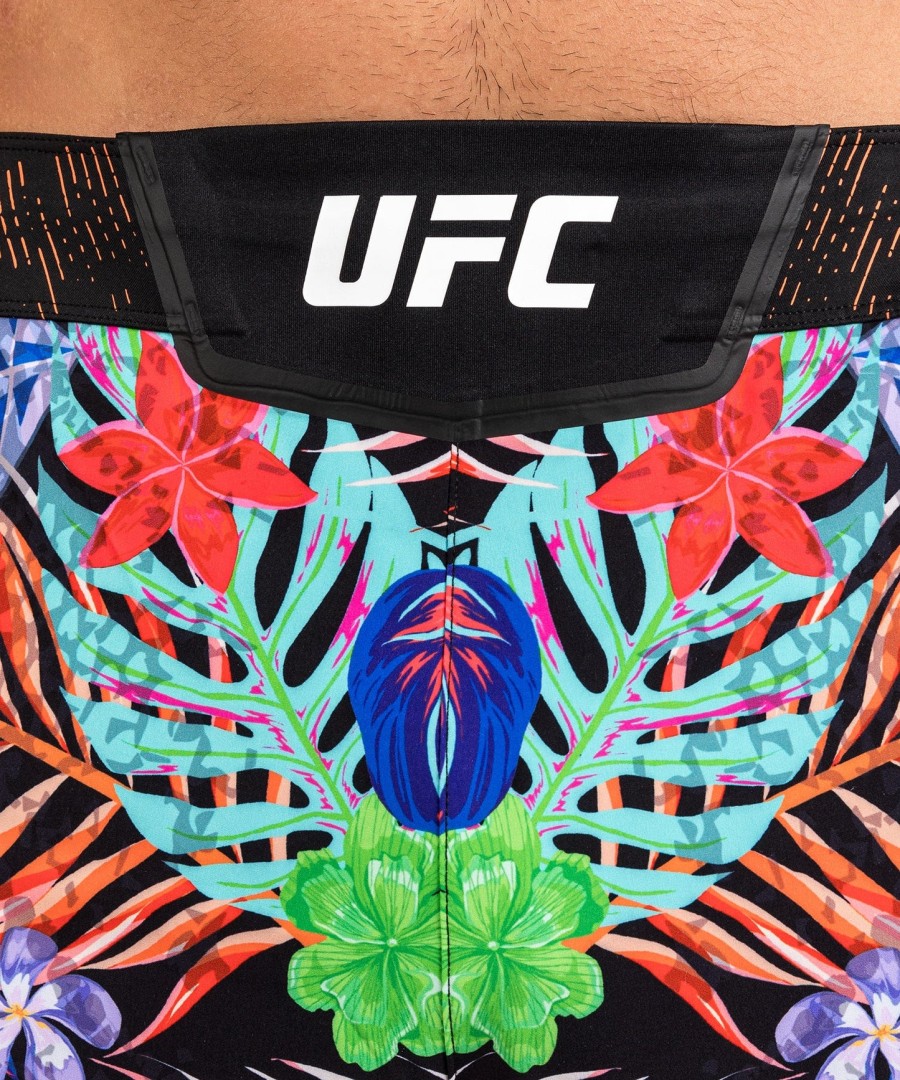 men ufc unrivaled by venum blue dustin poirier long fit fight short