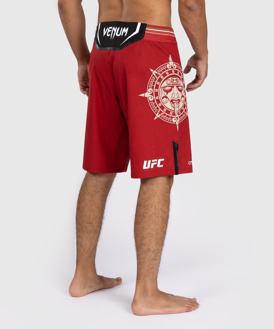 noche ufc by venum authentic fight night men fight short - long fit - red