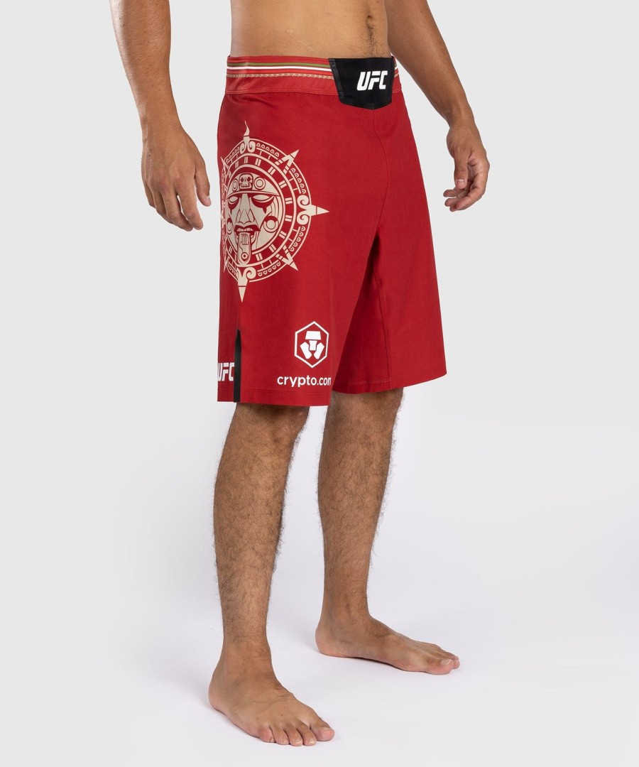 noche ufc by venum authentic fight night men fight short - long fit - red
