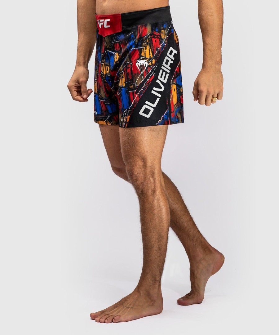 men ufc unrivaled by venum red charles oliveira fight short