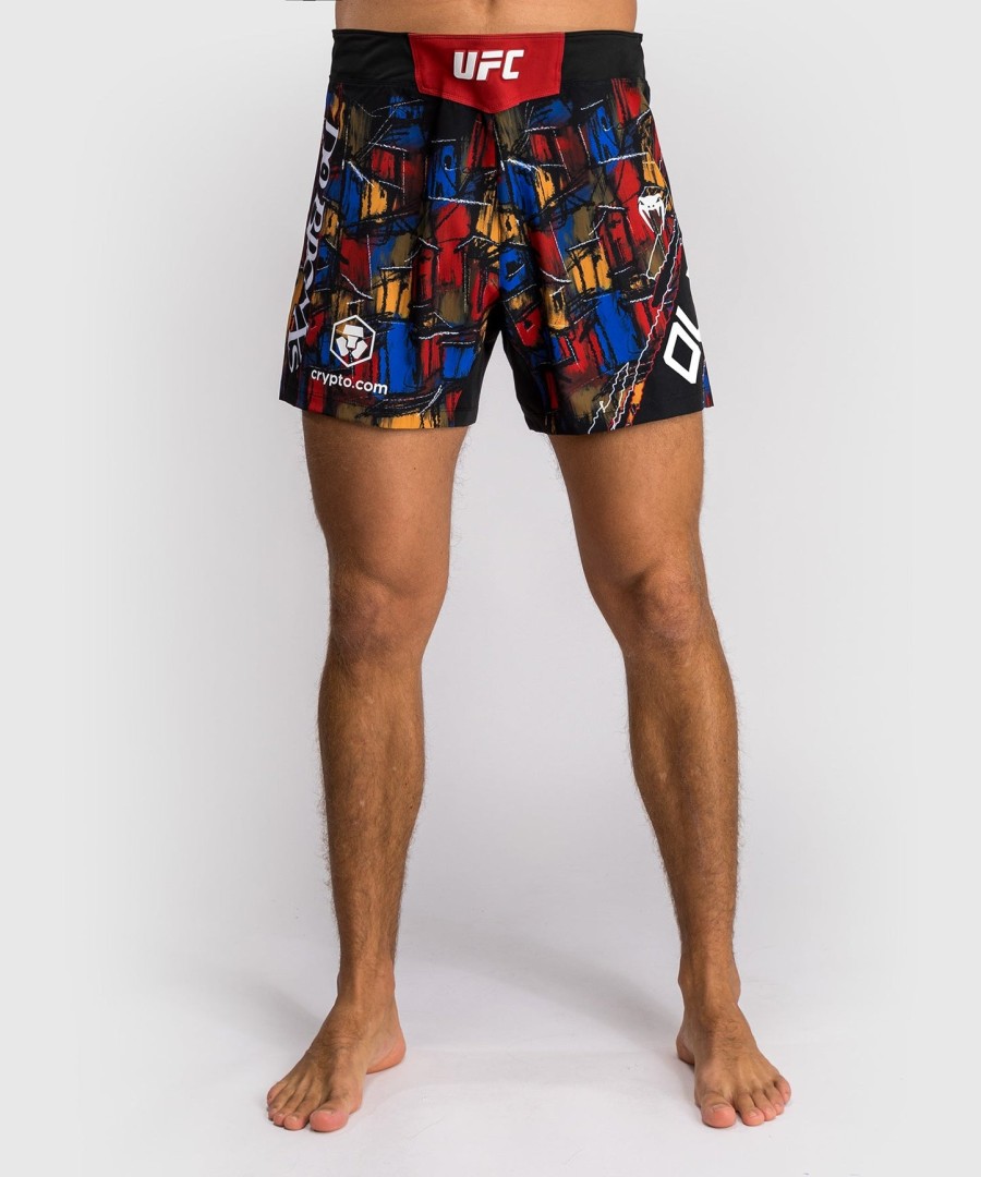 men ufc unrivaled by venum red charles oliveira fight short