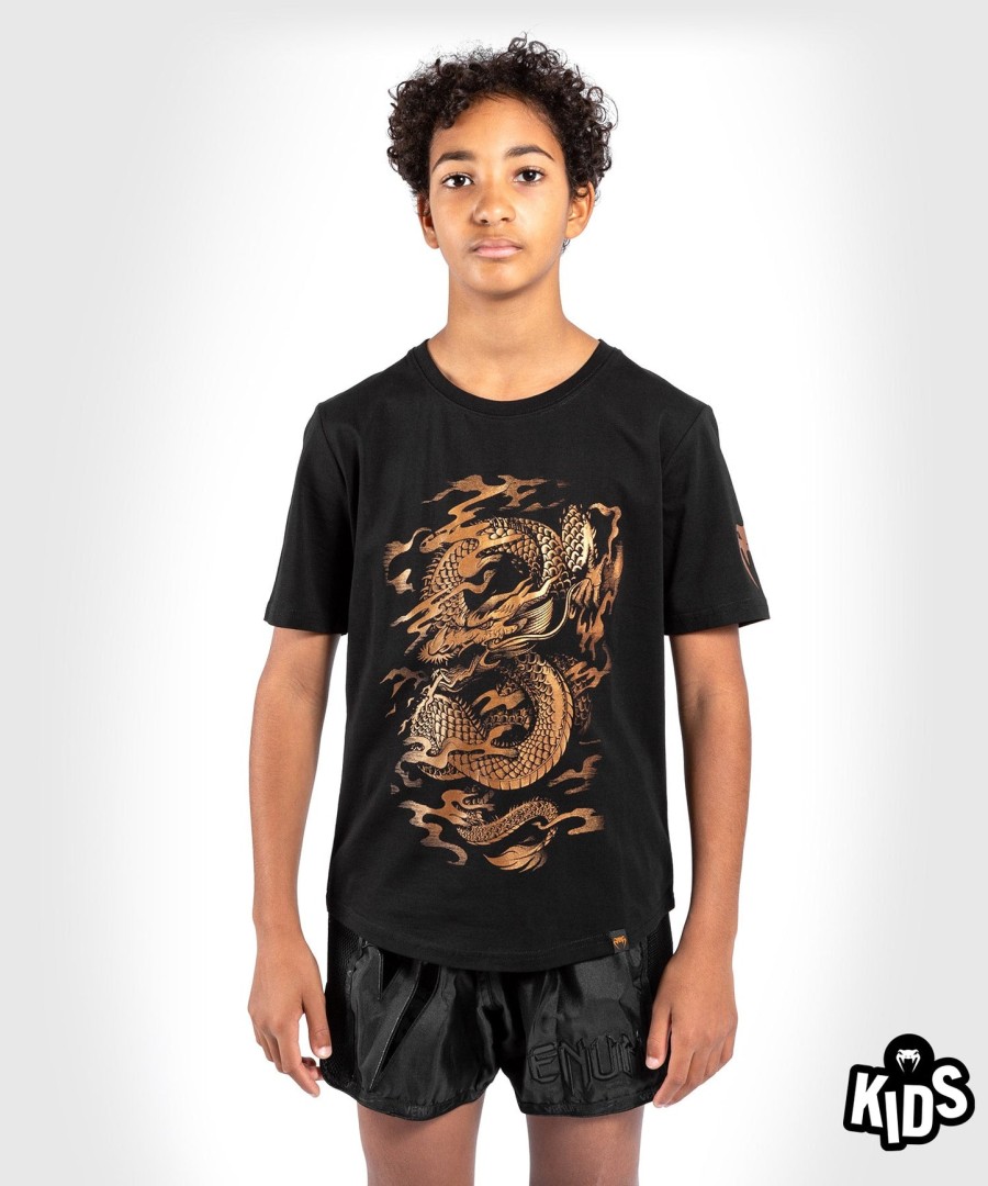 venum dragon flight kids t-shirt - blackbronze