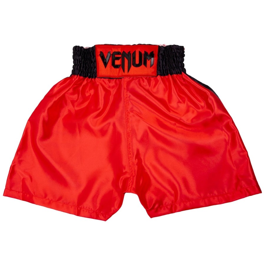 venum elite kids boxing shorts - redblack