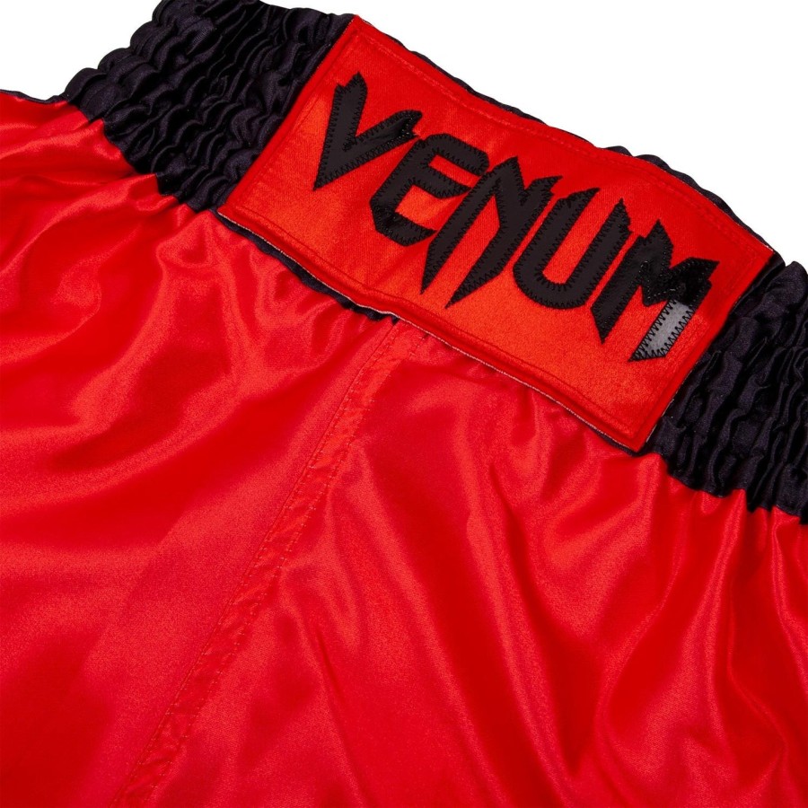 venum elite kids boxing shorts - redblack