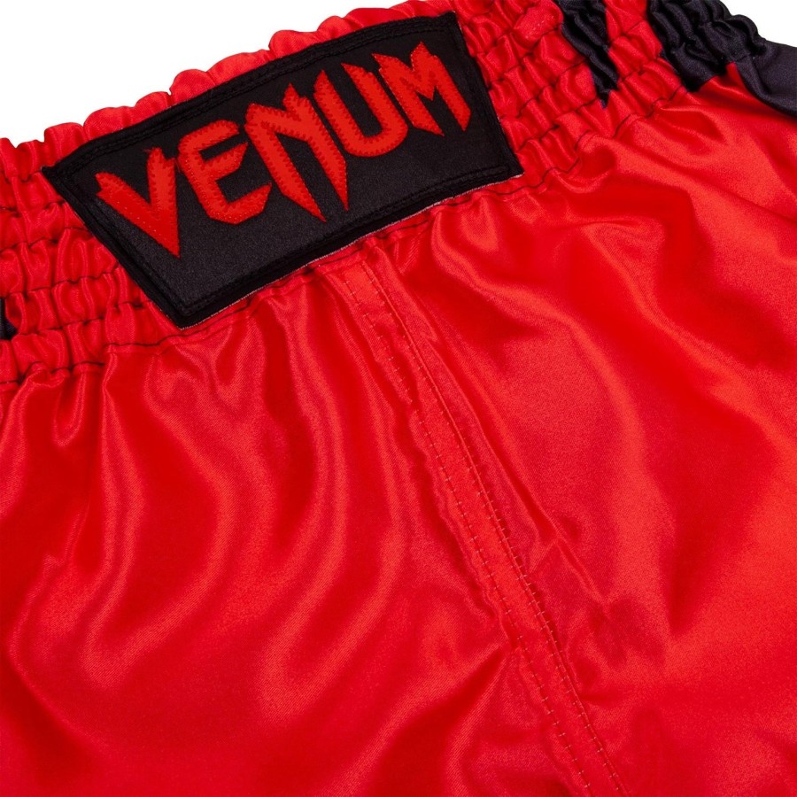venum elite kids boxing shorts - redblack
