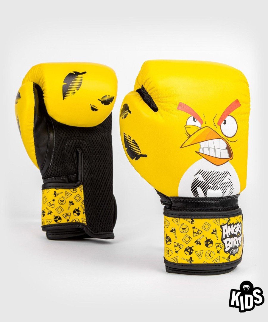 venum angry birds boxing gloves - for kids - yellow
