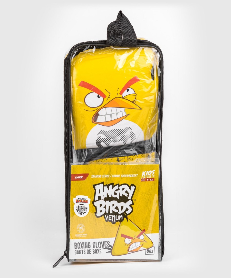 venum angry birds boxing gloves - for kids - yellow