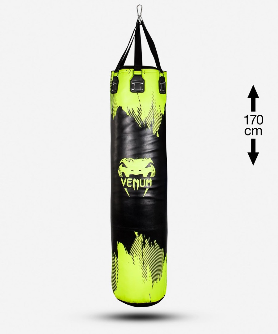 venum hurricane punching bag - neo yellowblack - 170 cm