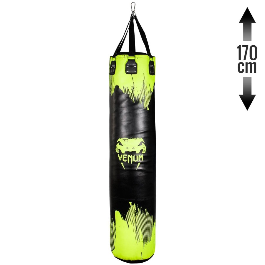 venum hurricane punching bag - neo yellowblack - 170 cm