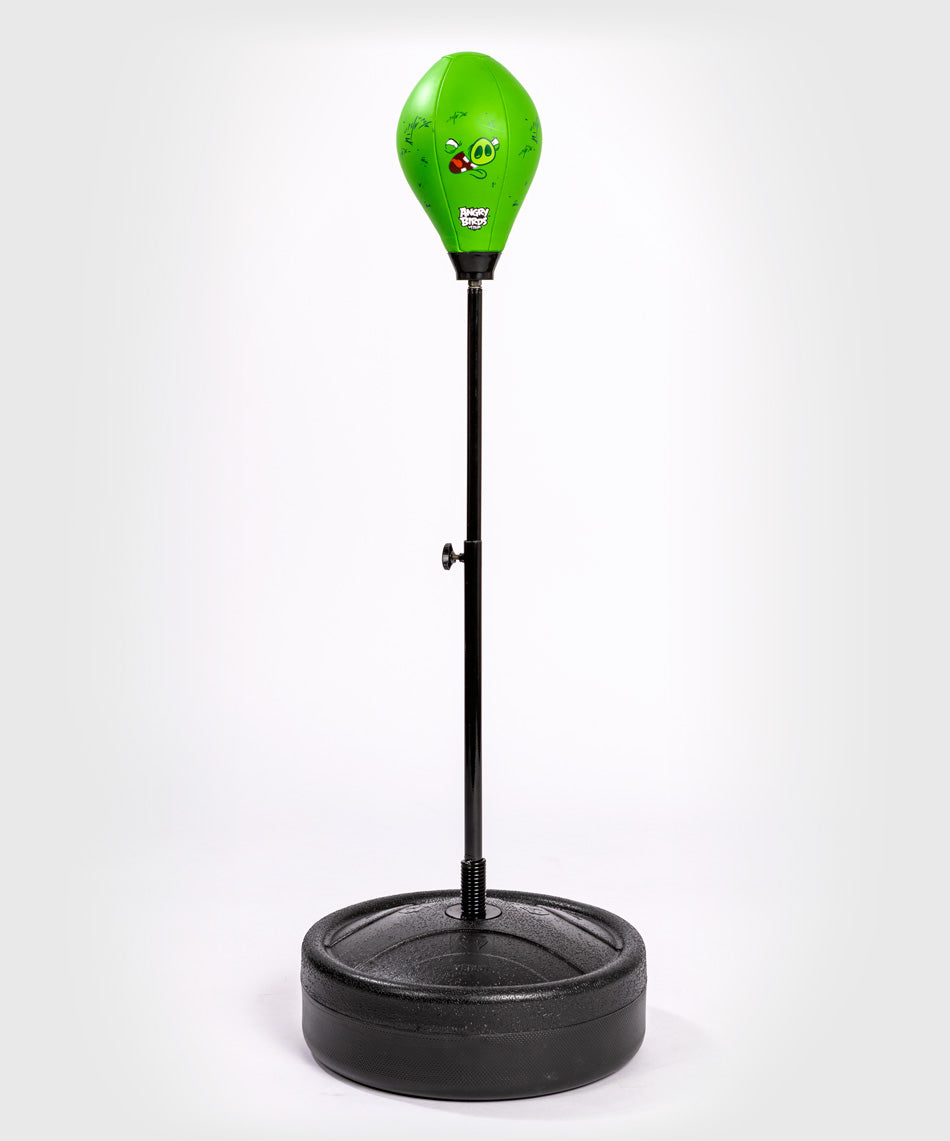 venum angry birds standing punching bag - for kids - black