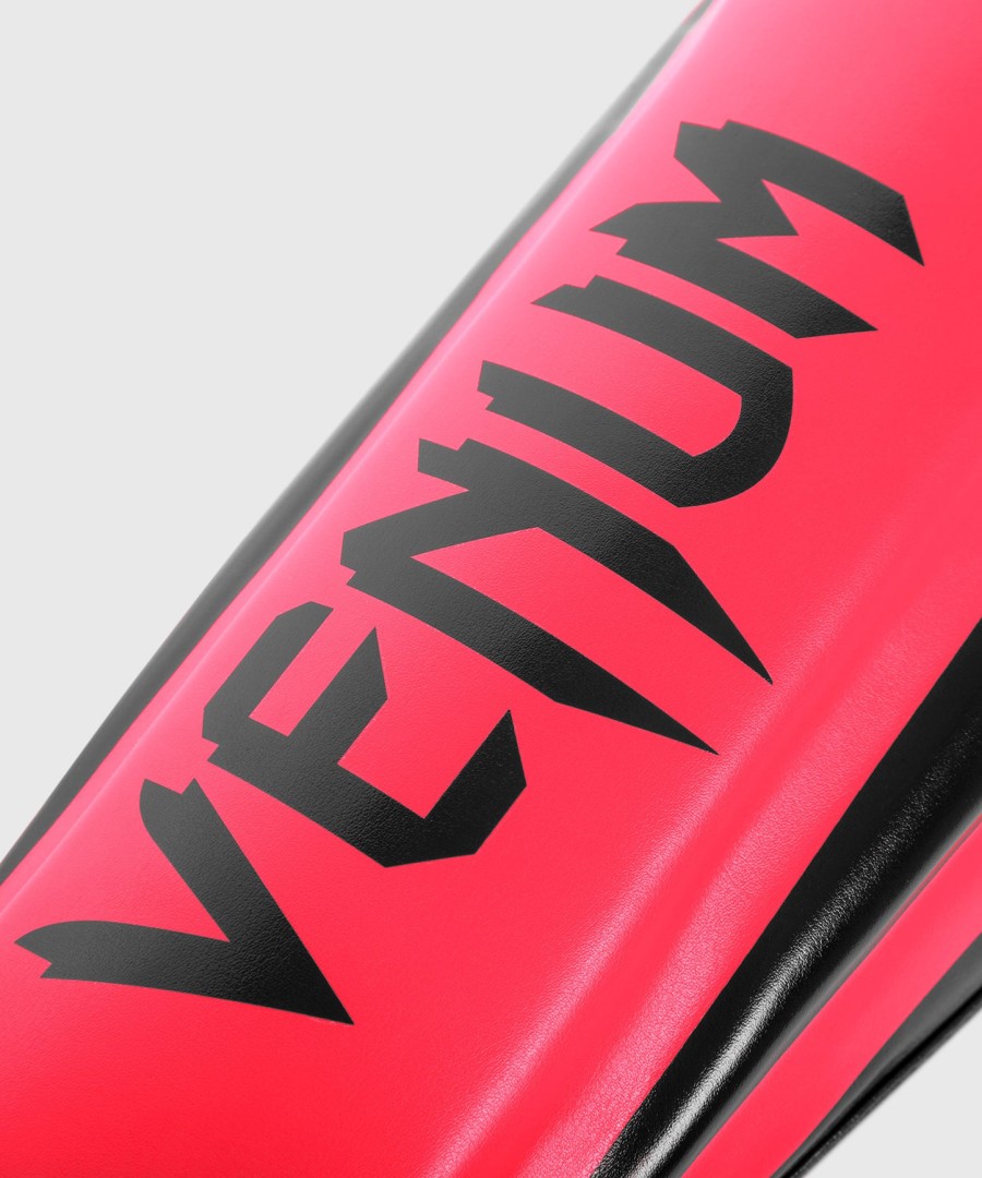 venum elite shin guards - pink