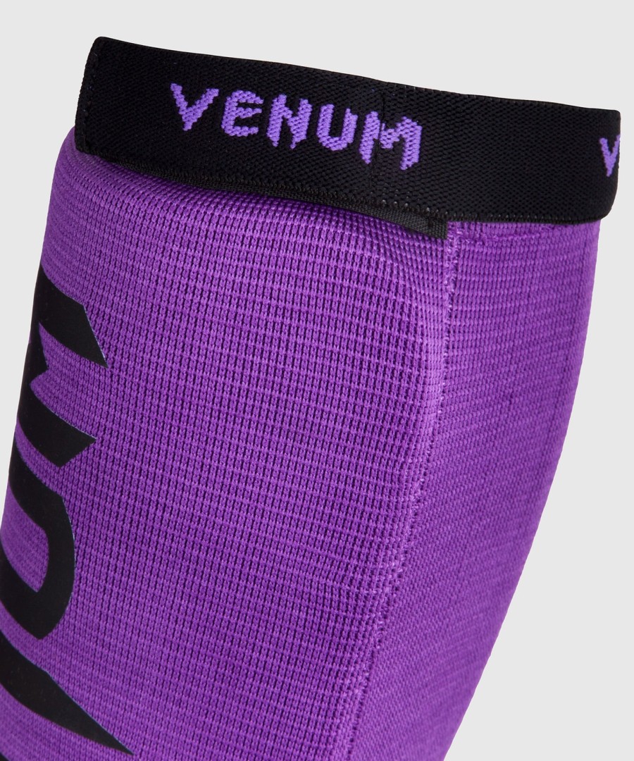 venum kontact shin guards - purple