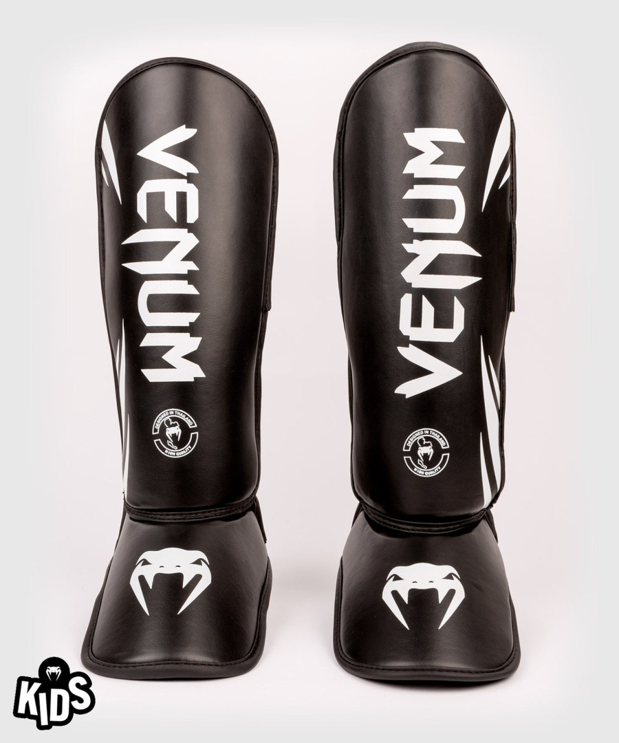 venum challenger kids shin guards - blackwhite