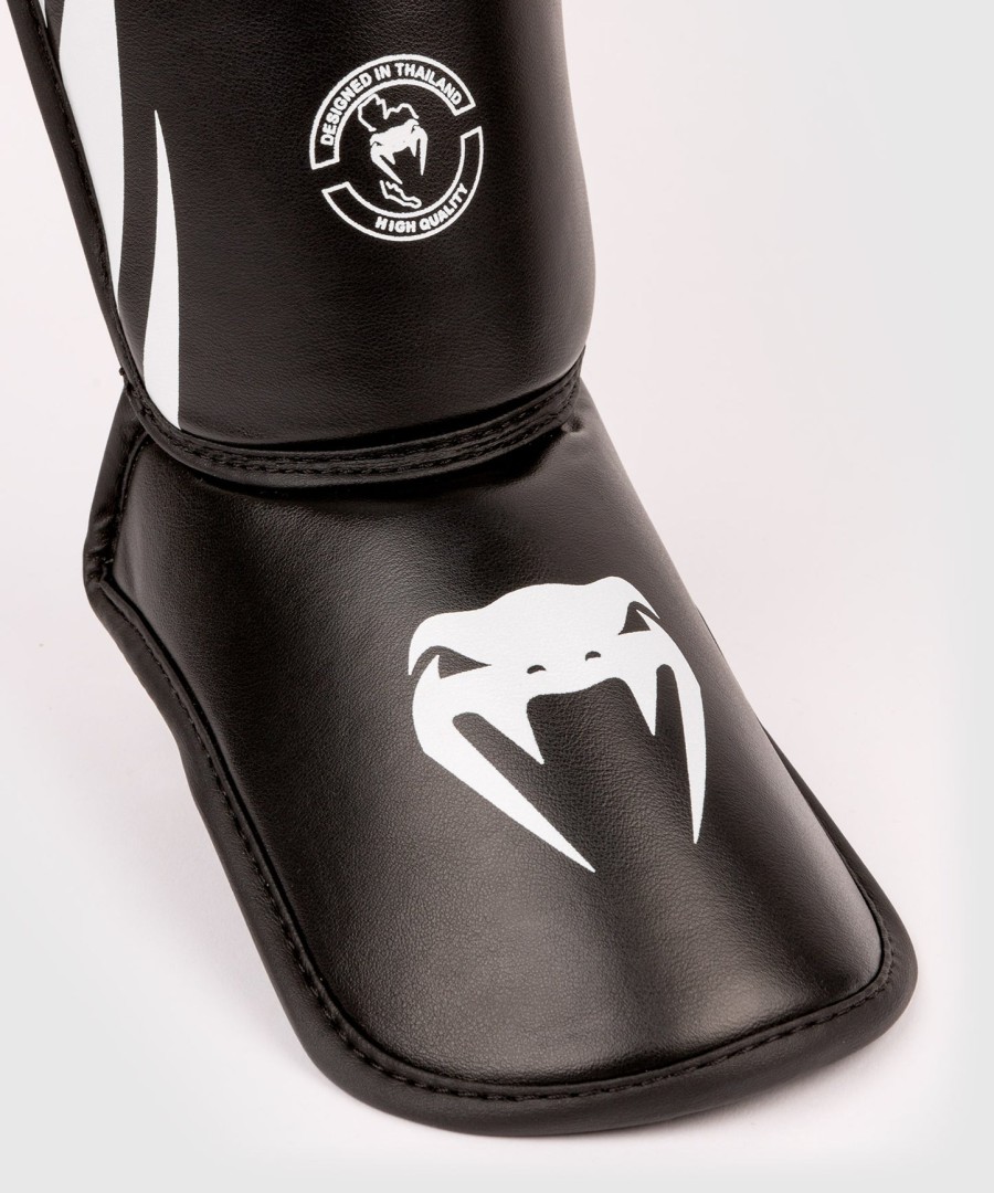 venum challenger kids shin guards - blackwhite