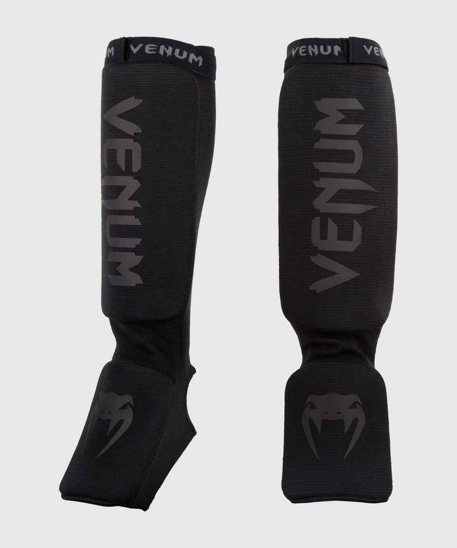 venum kontact shin guards - blackblack