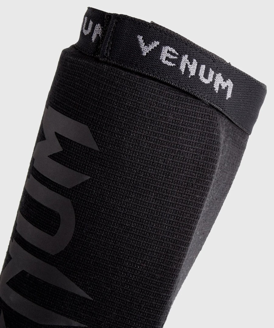 venum kontact shin guards without foot - blackblack