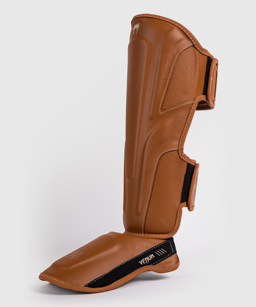 venum impact evo shin guards - havana