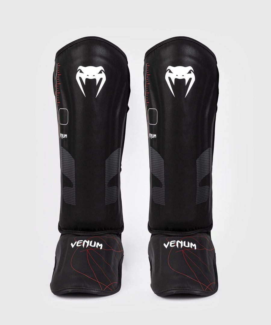 venum tactical xt shinguards - blackfire red