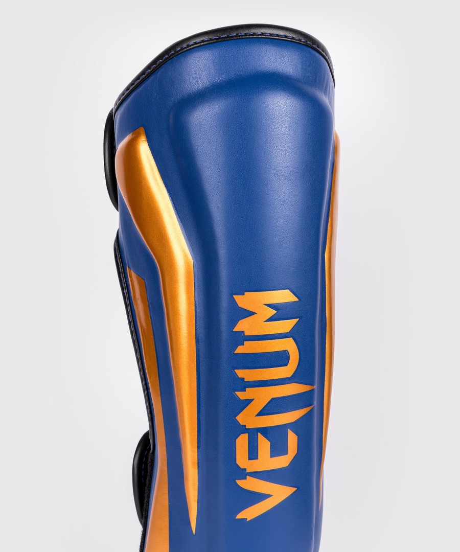 venum elite shin guards - royal blue - special edition