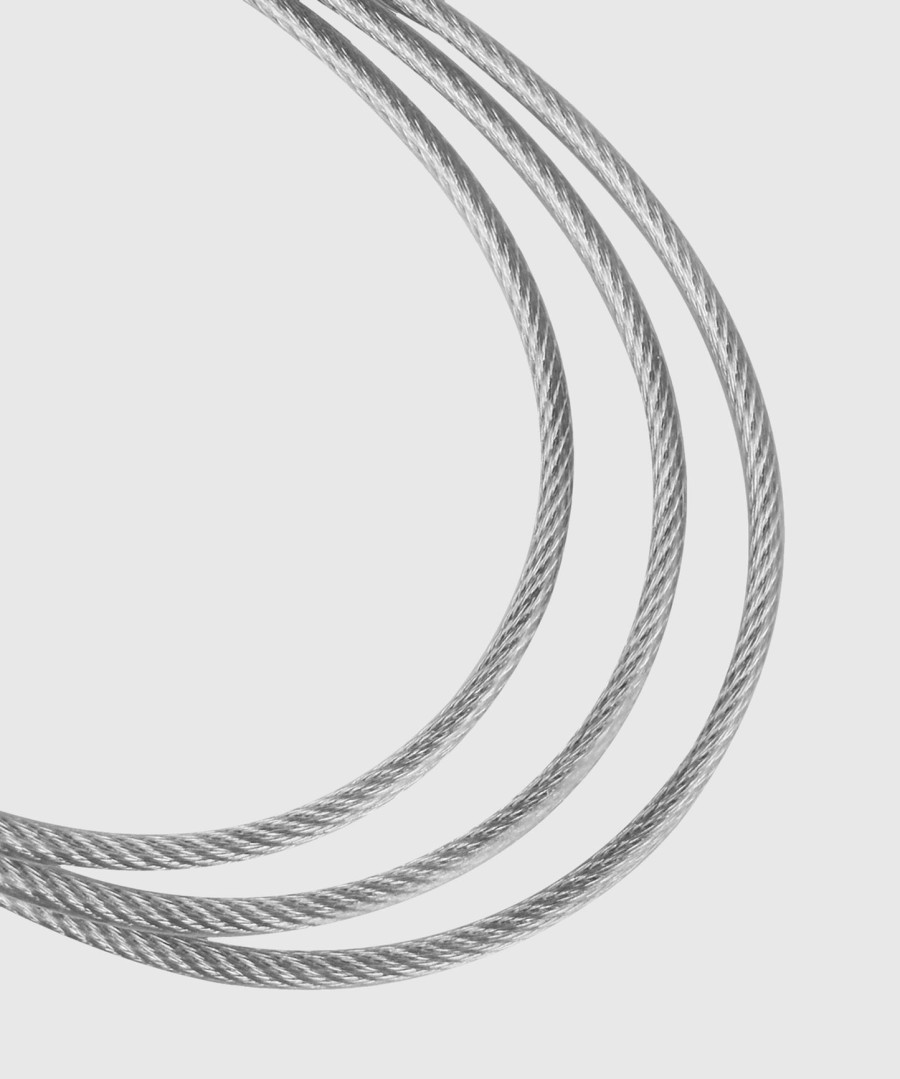 venum thunder evo jump rope - silver