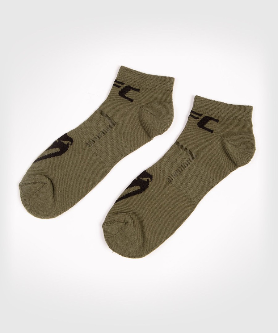 ufc venum authentic fight week unisex performance sock set of 2 - khaki