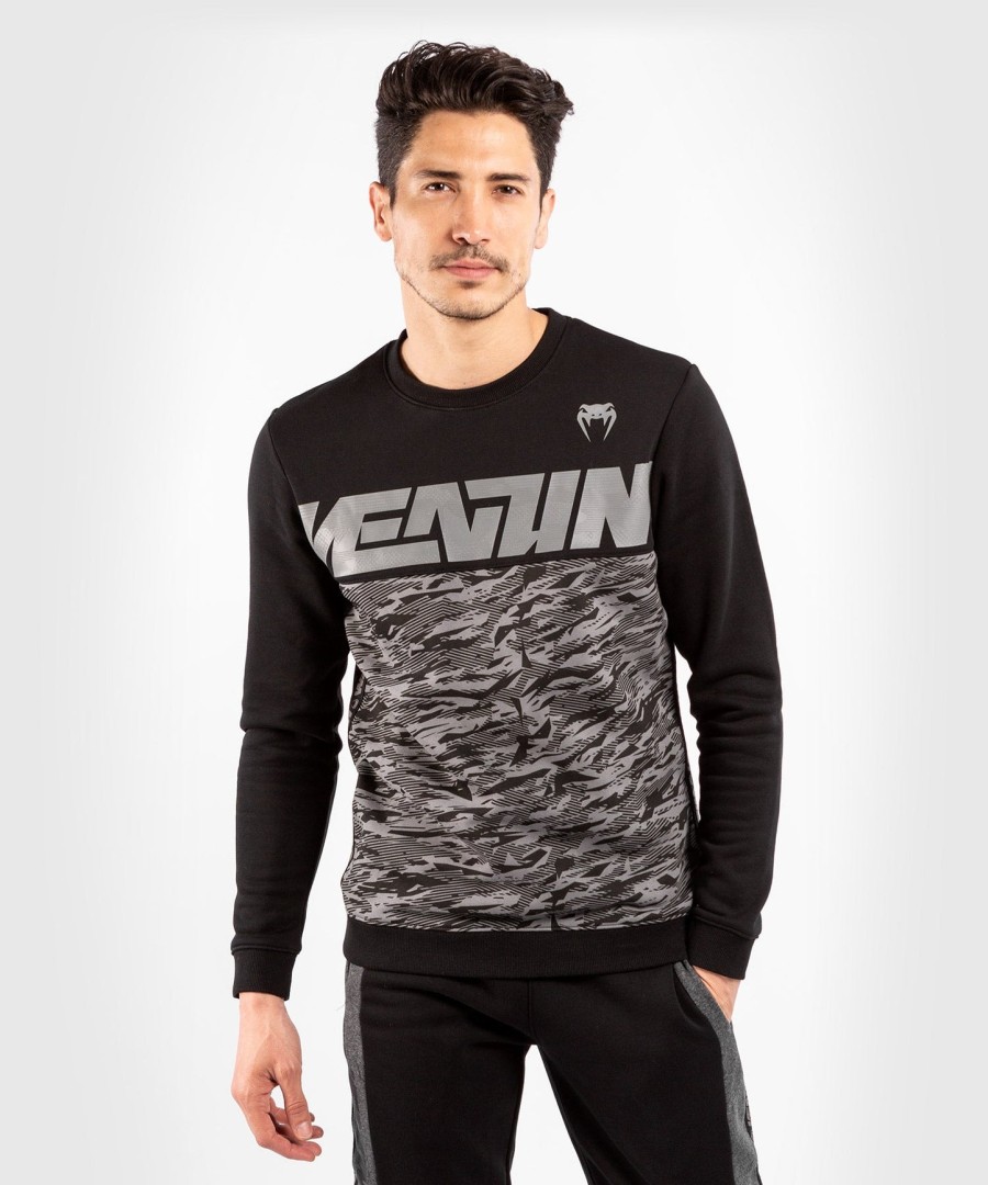 venum connect crewneck sweatshirt - blackdark camo