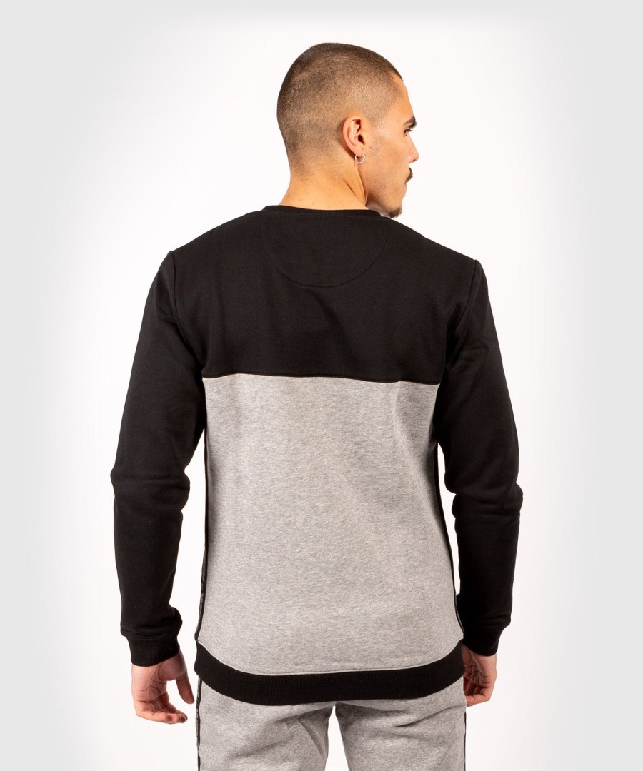 venum connect crewneck sweatshirt - blackdark heather grey