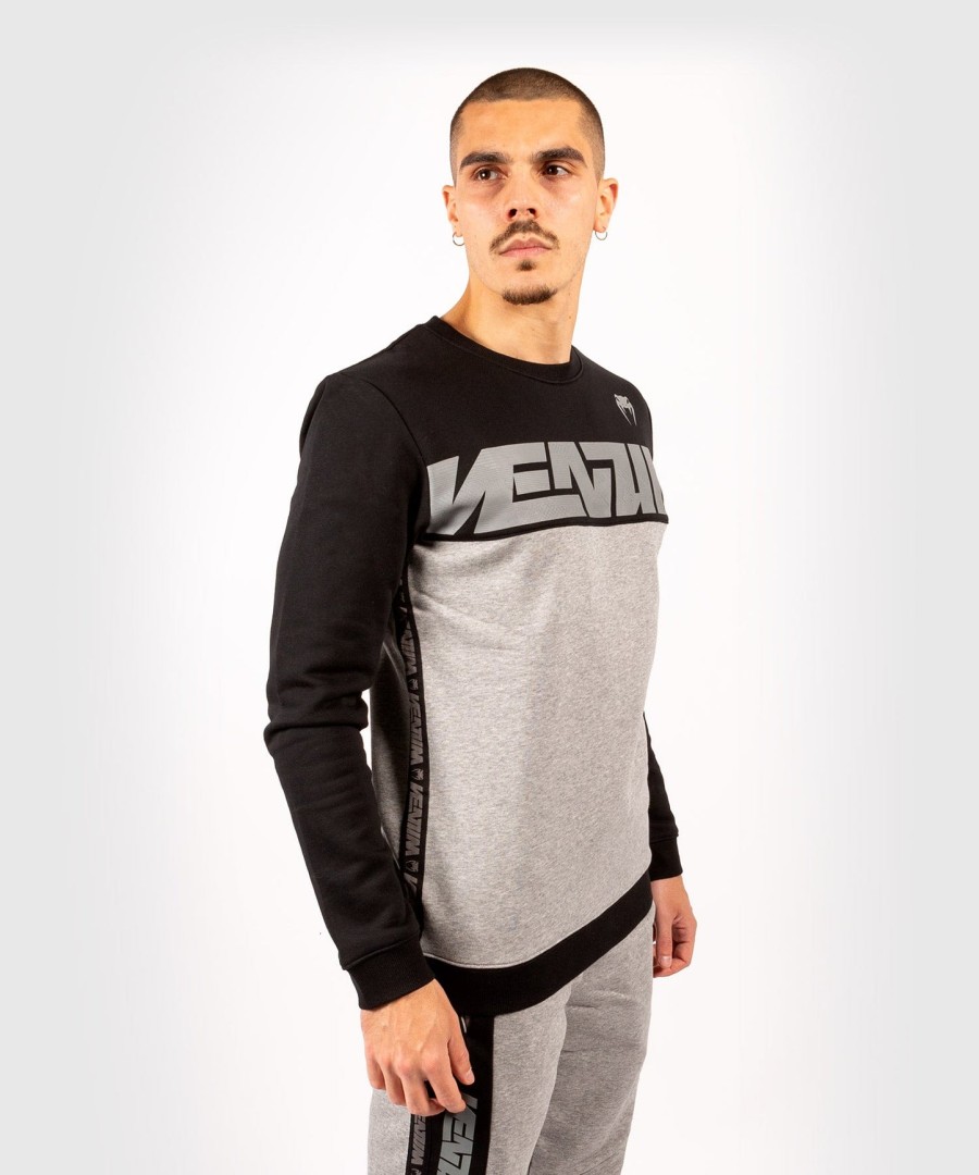 venum connect crewneck sweatshirt - blackdark heather grey
