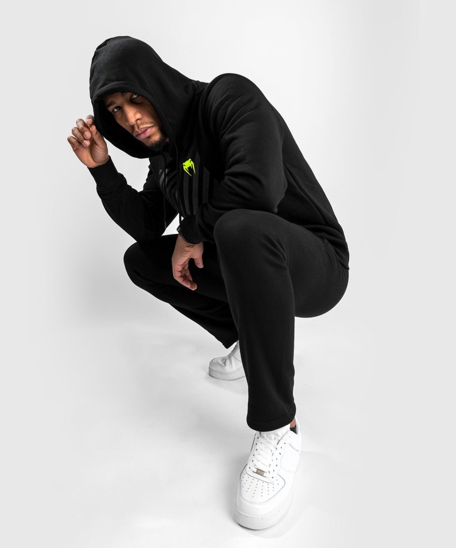 venum stripes hoodie - black