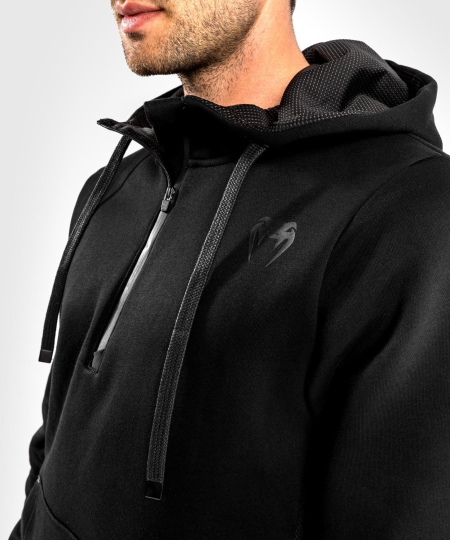 venum contender evo hoodie - black