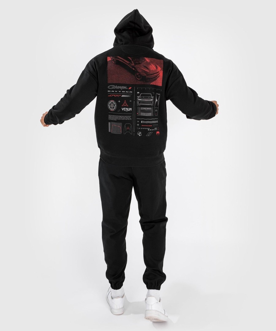 venum x dodge banshee unisex pullover print hoodie - black