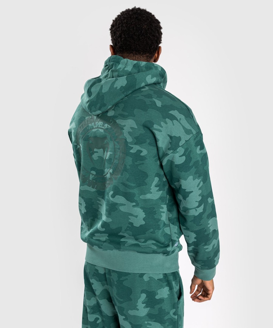 venum vortex xl men hoodie - turquoise camo