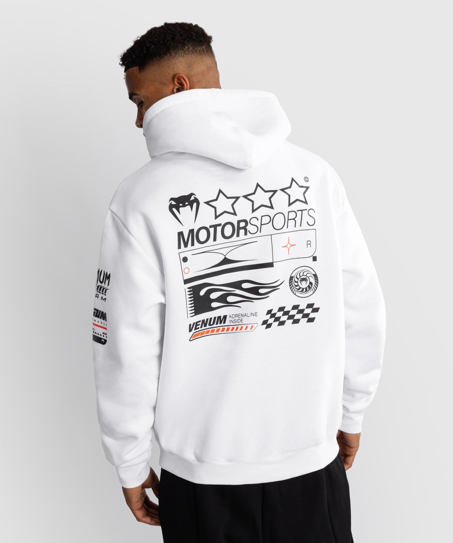 venum motorsport hoodie - snow white